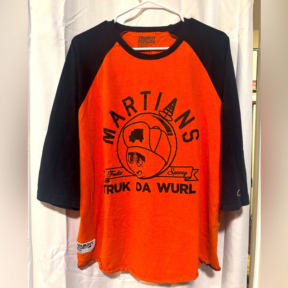 2012 - TRUKFIT - Feelin’ Spacey Martians - Lil’ Wayne - 3/4 Tee - SZ XL